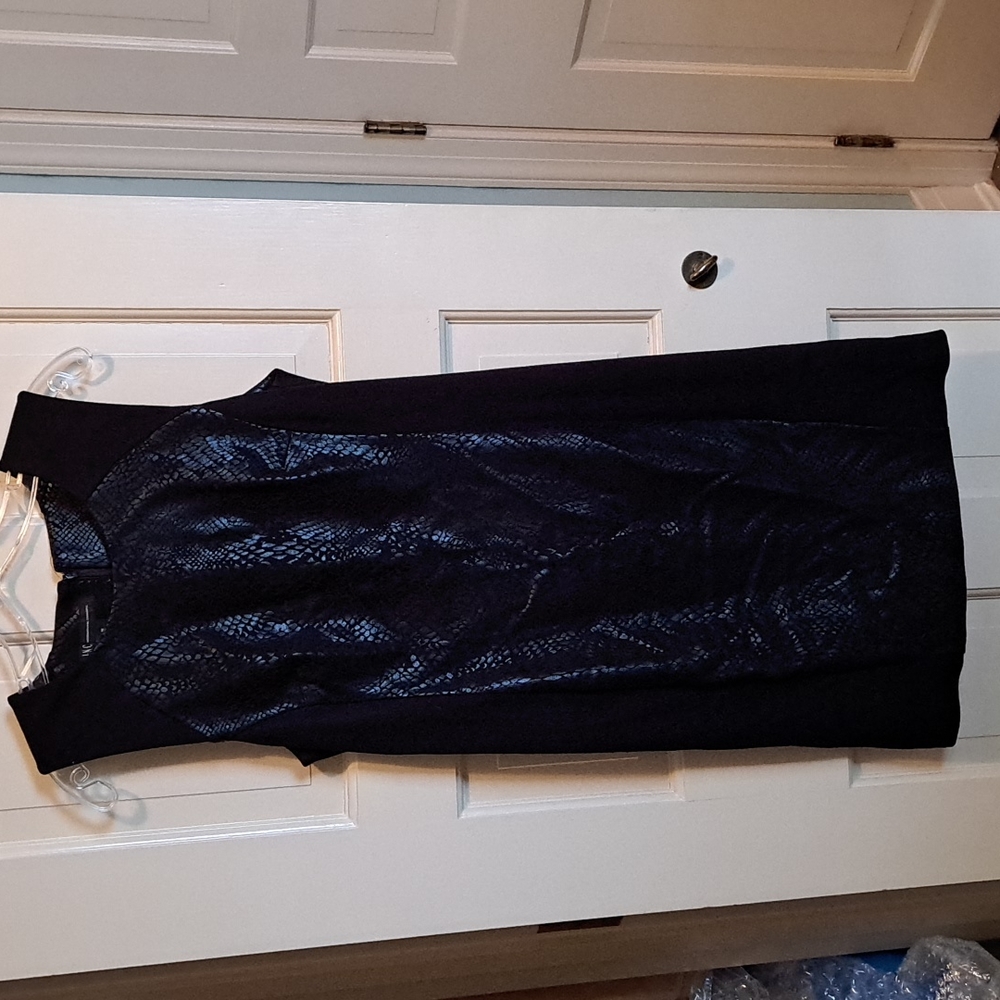 INC sleeveless panel dress - Black- m